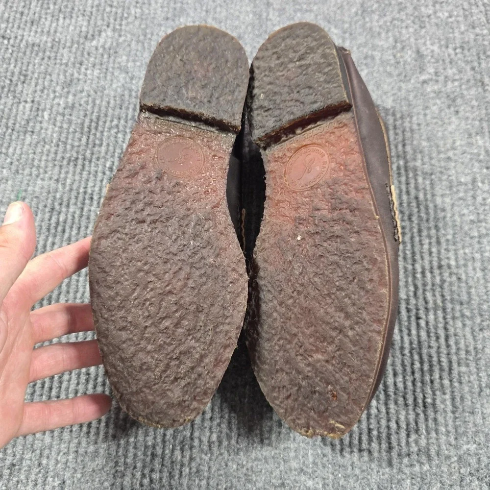 Bills Khakis X Rancourt Driving Shoes Mens 9 D Brown Leather Lactae Hevea USA